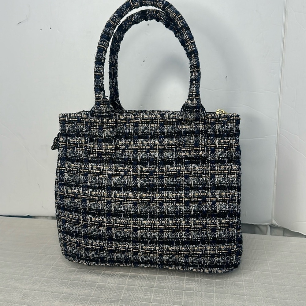 JCrew Small tweed structured tote bag